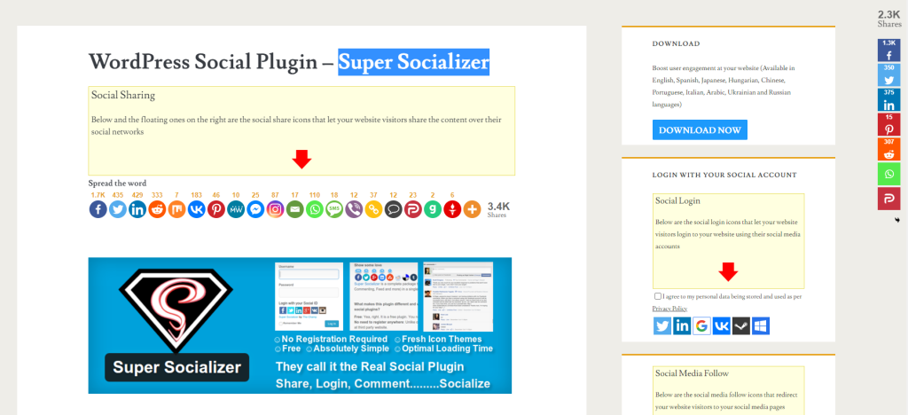 How to use WordPress plugin – Social login shortcode