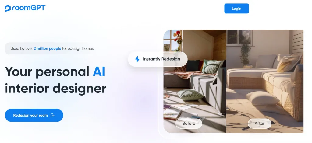 RoomGPT 您的個人AI室內設計師：讓您的家變得更獨特