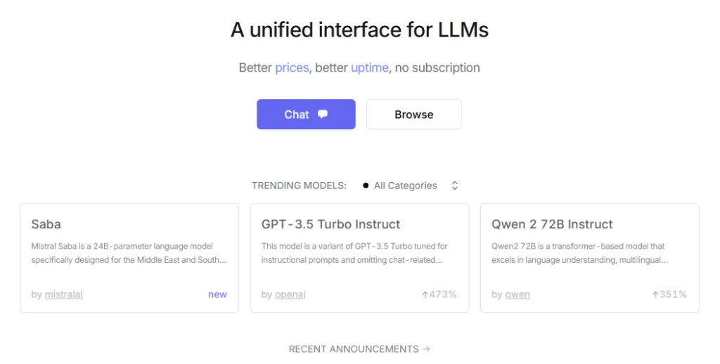 OpenRouter：輕鬆接入多種大型語言模型的統一平台