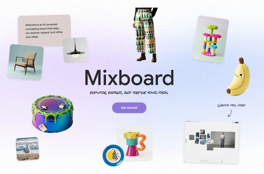 Google Labs 最新 Mixboard：用 AI 把靈感拼貼秒變高質感簡報