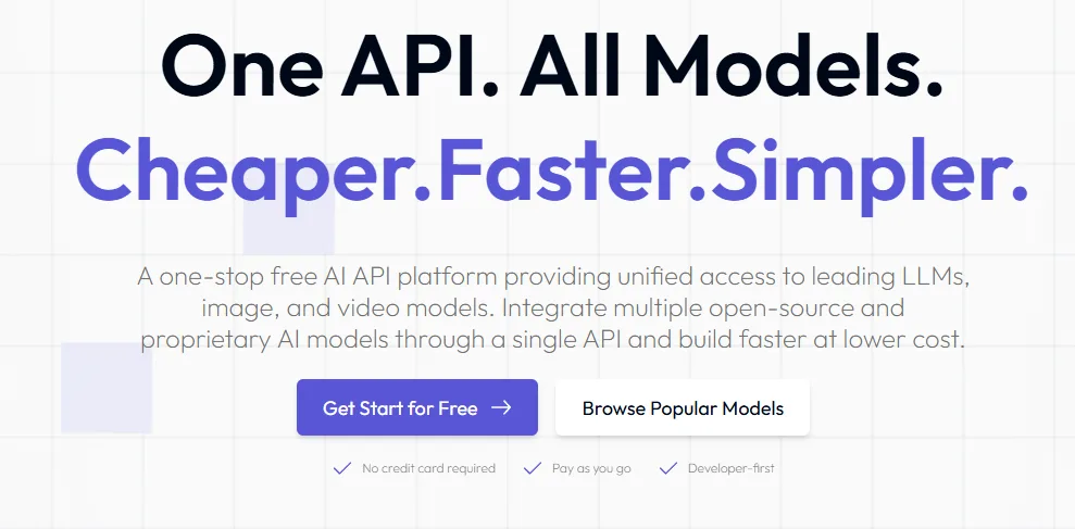 ApiFree 是什麼？開發者必備：一個 API 打通所有 AI 模型，成本直接砍半！