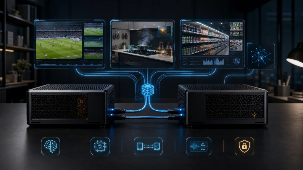 兩台 MSI EdgeXpert 雙機互連執行 JoyAI 即時視覺與本地大型模型