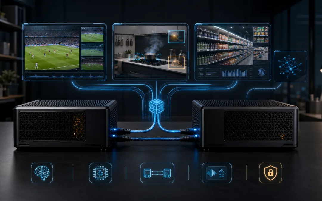 兩台 MSI EdgeXpert 雙機互連執行 JoyAI 即時視覺與本地大型模型